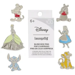 Disney Enamel Pins<100 Platinum Character Mystery Box Pin