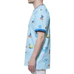 Unisex Pixar Tops<Finding Nemo 20Th Anniversary Bubbles Unisex Ringer Tee