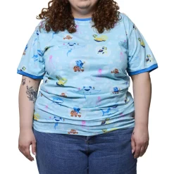 Unisex Pixar Tops<Finding Nemo 20Th Anniversary Bubbles Unisex Ringer Tee