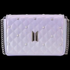 BTS Crossbody Bags<Funko Pop! By Loungefly Logo Iridescent Purple Crossbody Bag
