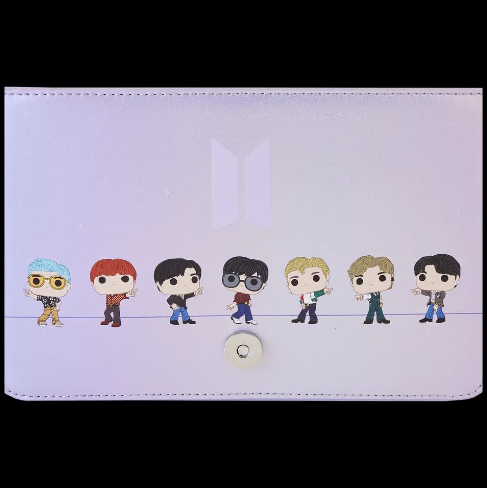 BTS Crossbody Bags<Funko Pop! By Loungefly Logo Iridescent Purple Crossbody Bag
