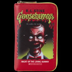 Goosebumps Wallets< Night Of The Living Dummy Book Cover Zip Around Wallet