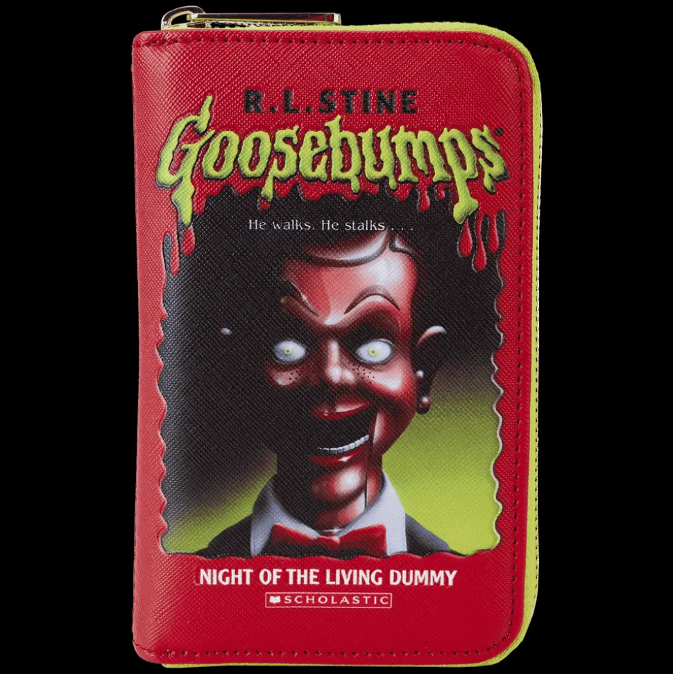 Goosebumps Wallets< Night Of The Living Dummy Book Cover Zip Around Wallet