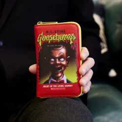 Goosebumps Wallets< Night Of The Living Dummy Book Cover Zip Around Wallet