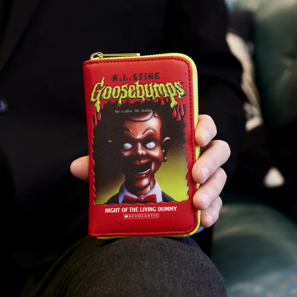 Goosebumps Wallets< Night Of The Living Dummy Book Cover Zip Around Wallet