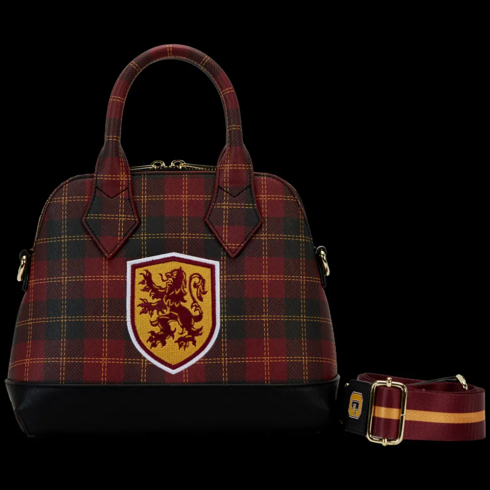 Harry Potter Crossbody Bags< Gryffindor Patch Varsity Plaid Crossbody Bag