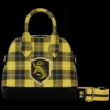 Harry Potter Crossbody Bags< Hufflepuff Patch Varsity Plaid Crossbody Bag