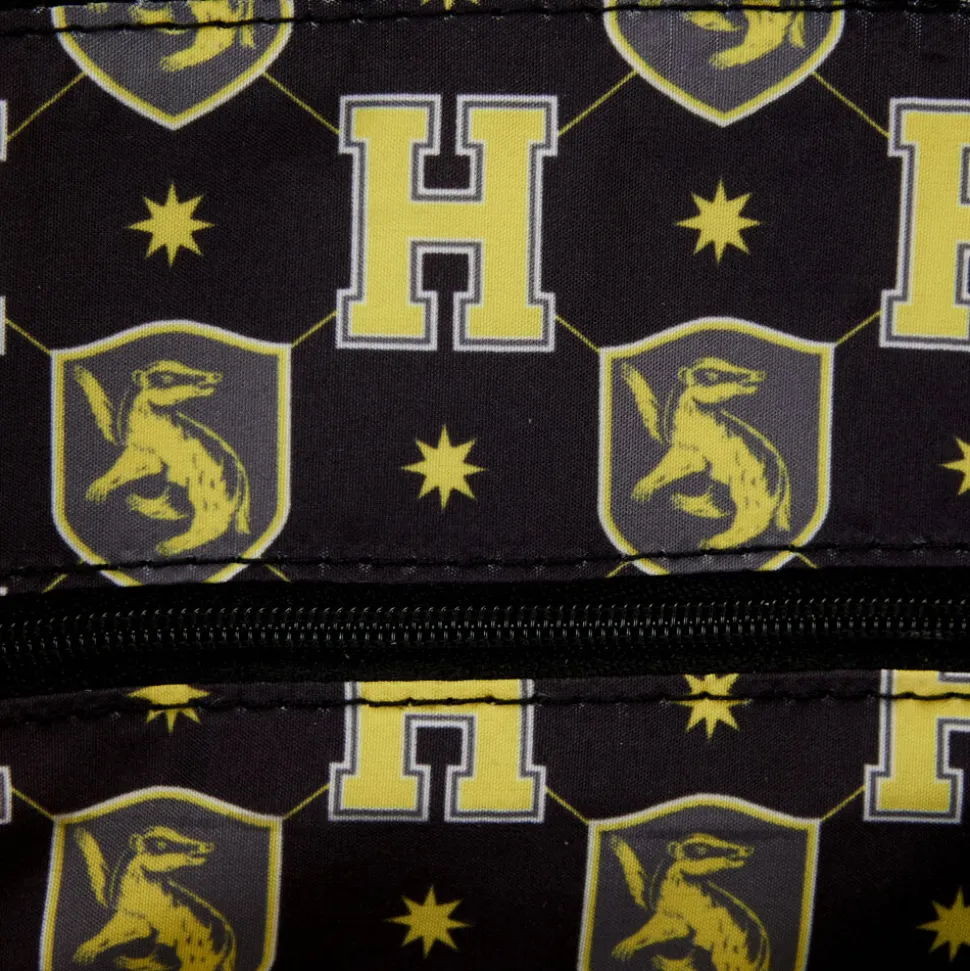 Harry Potter Crossbody Bags< Hufflepuff Patch Varsity Plaid Crossbody Bag