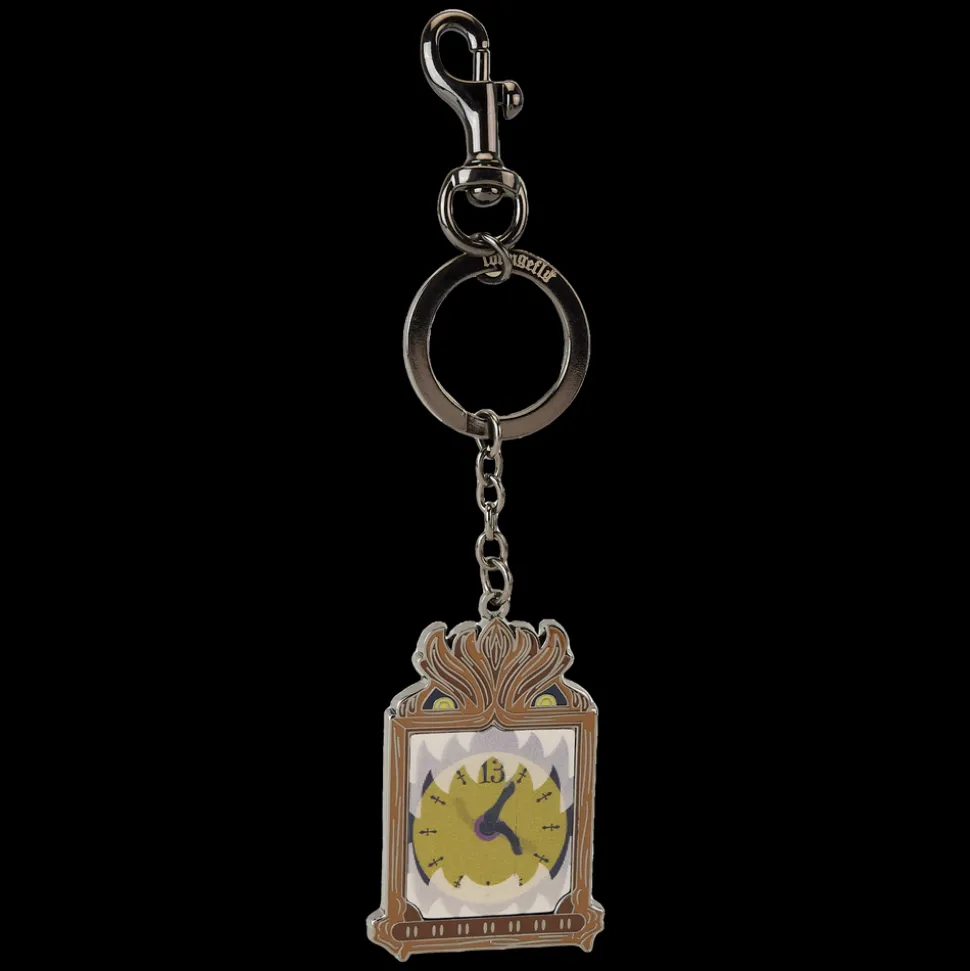 Disney Keychains<Haunted Mansion Grandfather Clock Lenticular Keychain