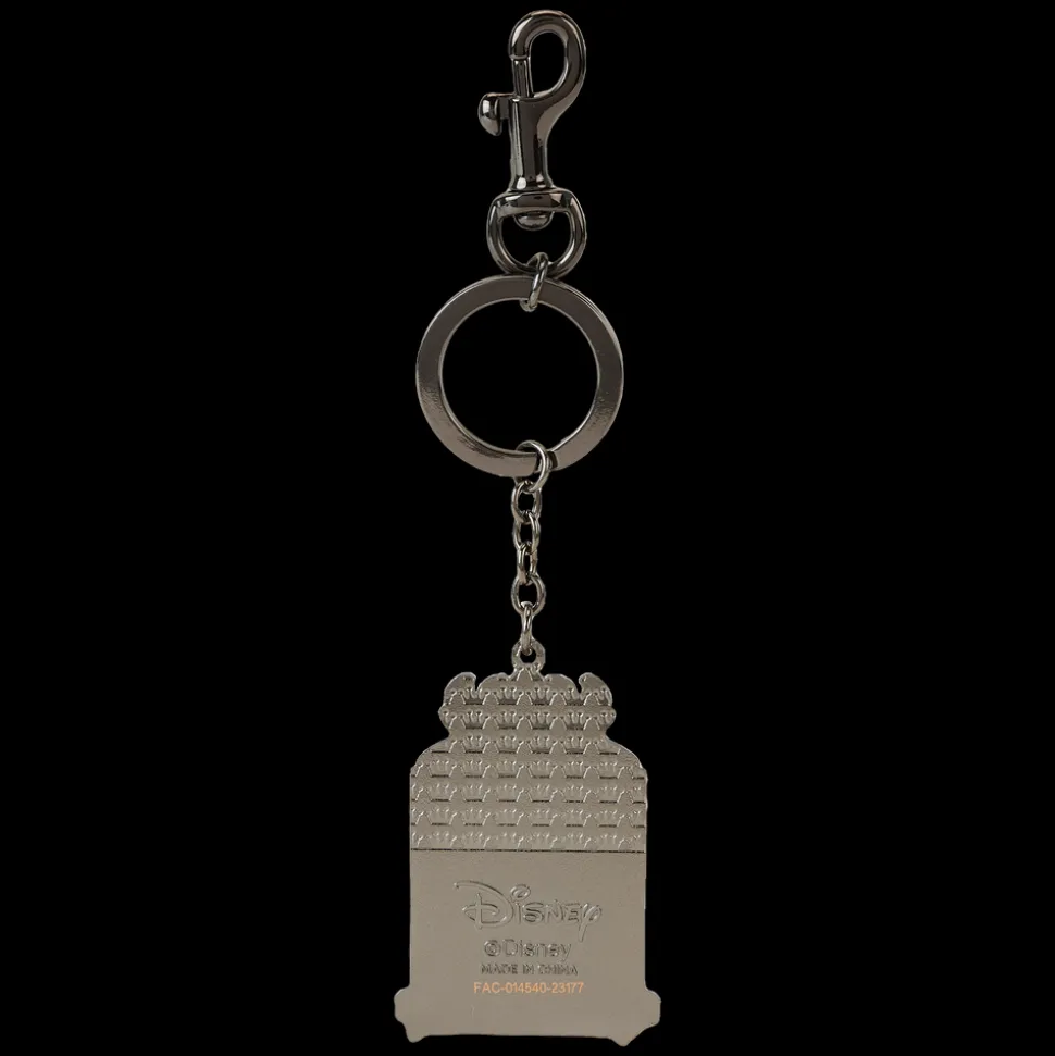 Disney Keychains<Haunted Mansion Grandfather Clock Lenticular Keychain