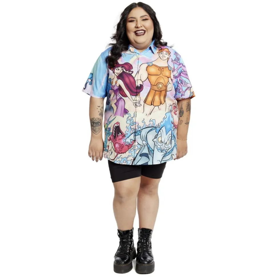 Unisex Disney Tops<Hercules Camp Shirt