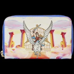 Disney Wallets<Hercules Mount Olympus Golden Gates Zip Around Wallet