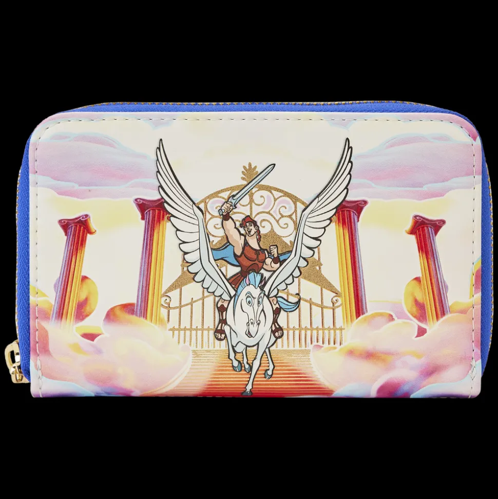 Disney Wallets<Hercules Mount Olympus Golden Gates Zip Around Wallet