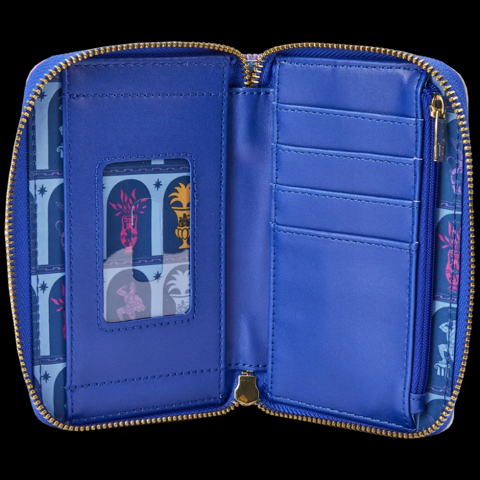 Disney Wallets<Hercules Mount Olympus Golden Gates Zip Around Wallet