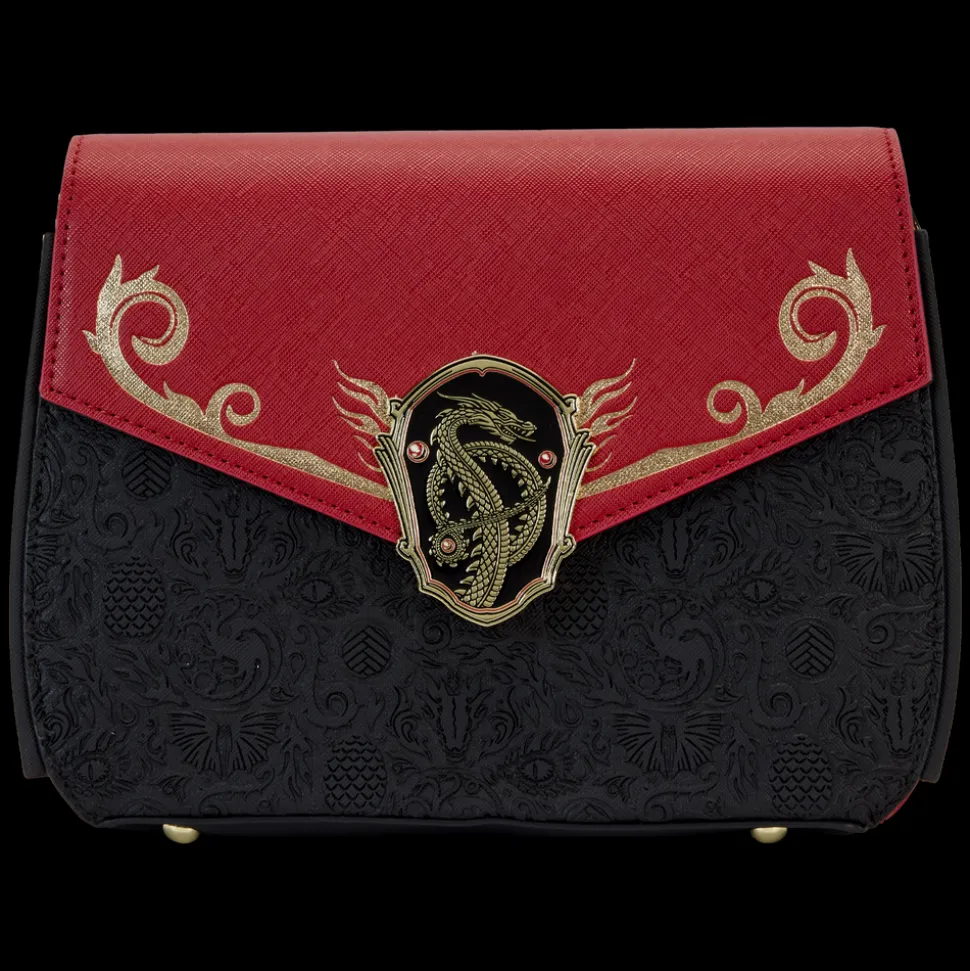 House of the Dragon Crossbody Bags< All-Over Print House Targaryen Crossbody Bag
