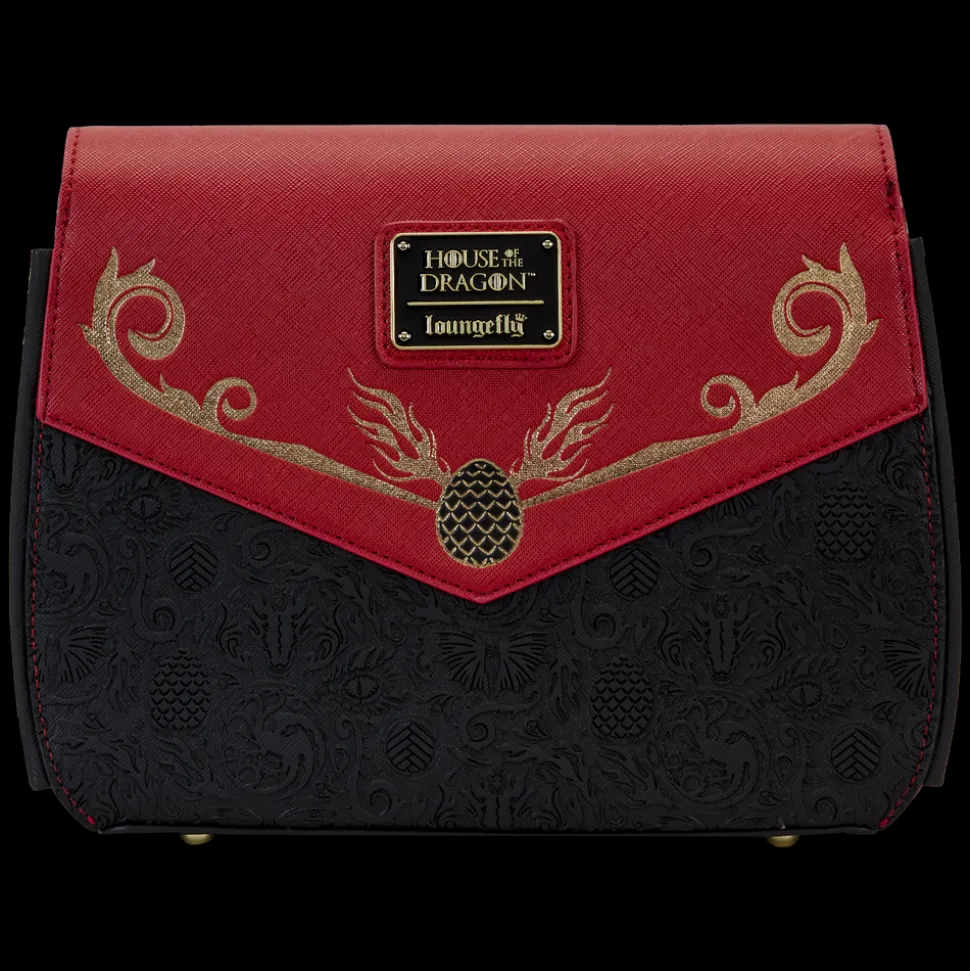 House of the Dragon Crossbody Bags< All-Over Print House Targaryen Crossbody Bag