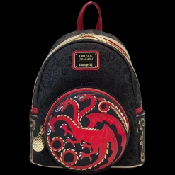 House of the Dragon Mini Backpacks< All-Over Print House Targaryen Sigil Mini Backpack