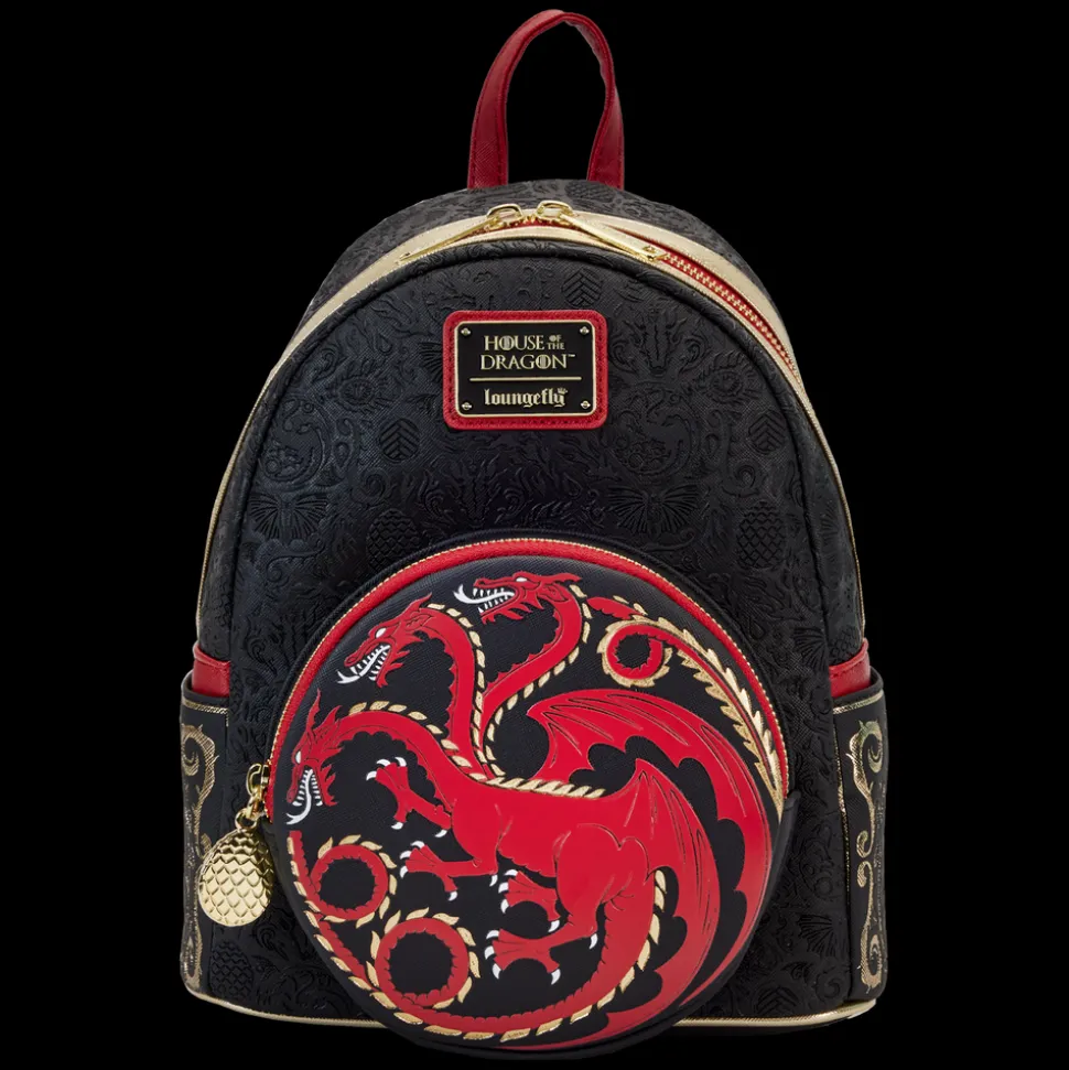 House of the Dragon Mini Backpacks< All-Over Print House Targaryen Sigil Mini Backpack