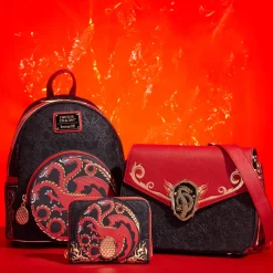 House of the Dragon Mini Backpacks< All-Over Print House Targaryen Sigil Mini Backpack