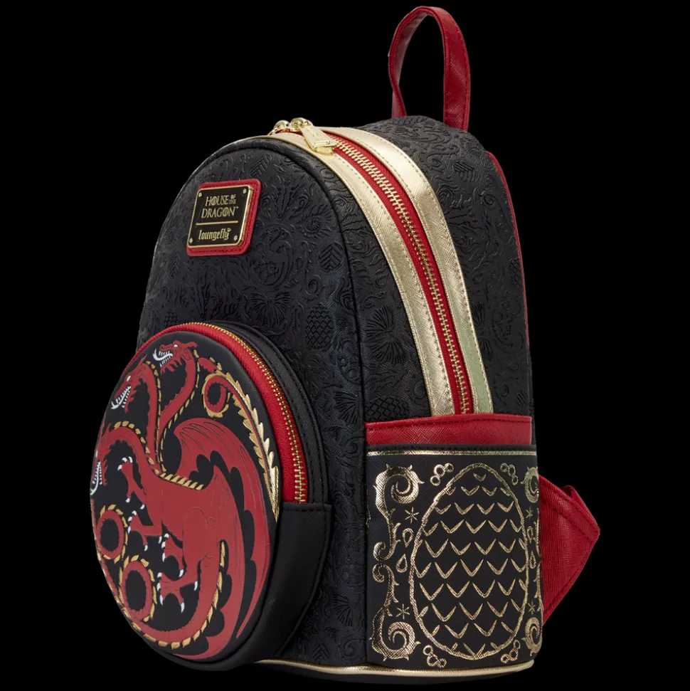 House of the Dragon Mini Backpacks< All-Over Print House Targaryen Sigil Mini Backpack