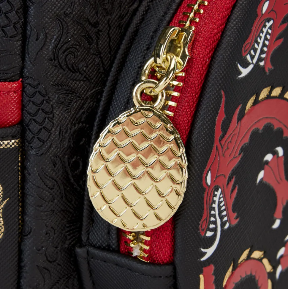 House of the Dragon Mini Backpacks< All-Over Print House Targaryen Sigil Mini Backpack