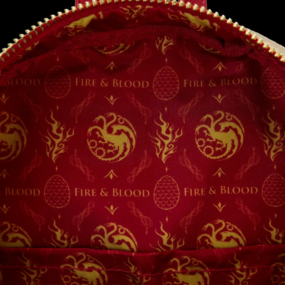 House of the Dragon Mini Backpacks< All-Over Print House Targaryen Sigil Mini Backpack