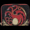 House of the Dragon Wallets< All-Over Print House Targaryen Sigil Zip Around Wallet