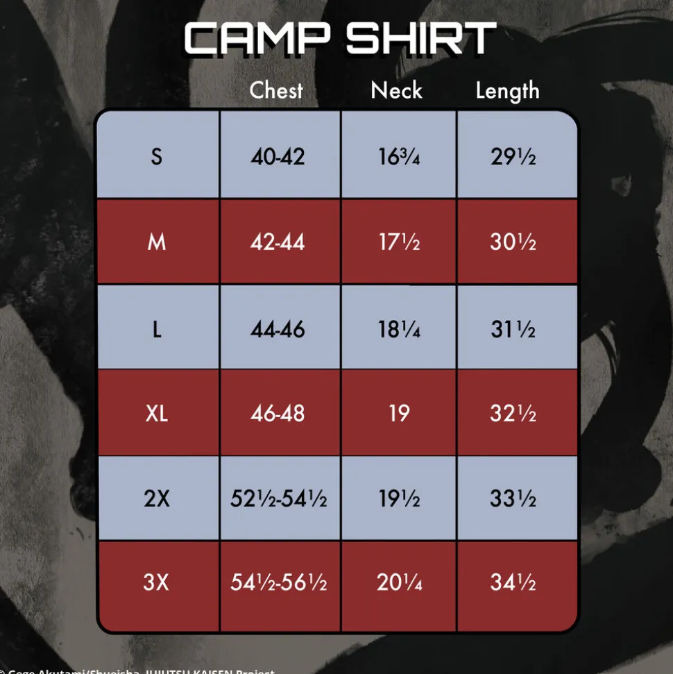 Unisex Jujutsu Kaisen Tops< Sorcerer Battle Camp Shirt