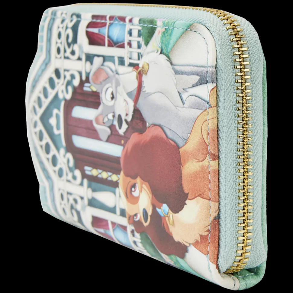 Disney Wallets<Lady And The Tramp Portrait House Zip Around Wallet