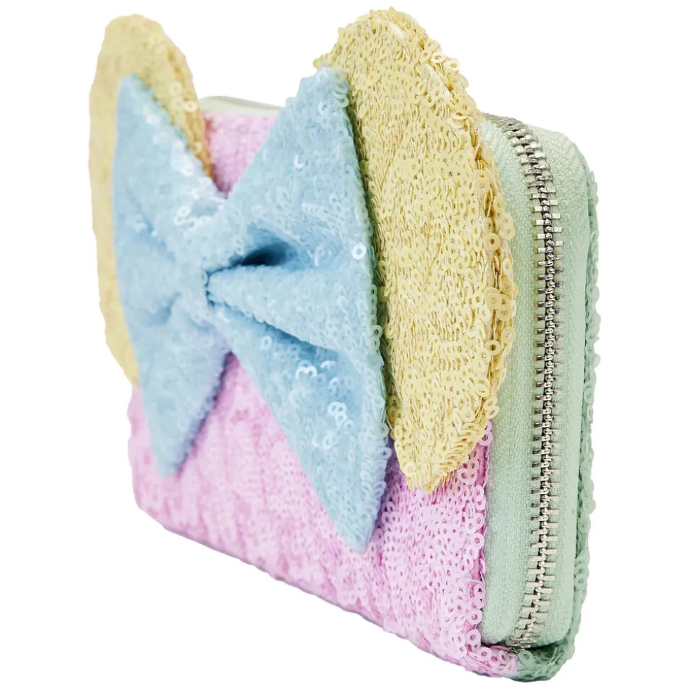 Disney Wallets<Limited Edition Exclusive - Minnie Mouse Pastel Sequin Zip Around Wallet