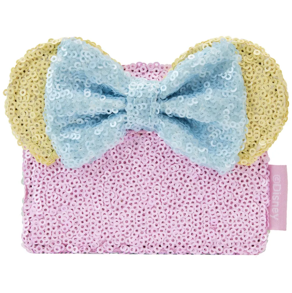 Disney Wallets<Limited Edition Exclusive - Minnie Mouse Pastel Sequin Card Holder