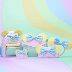 Disney Crossbody Bags<Limited Edition Exclusive - Minnie Mouse Pastel Sequin Crossbody Bag