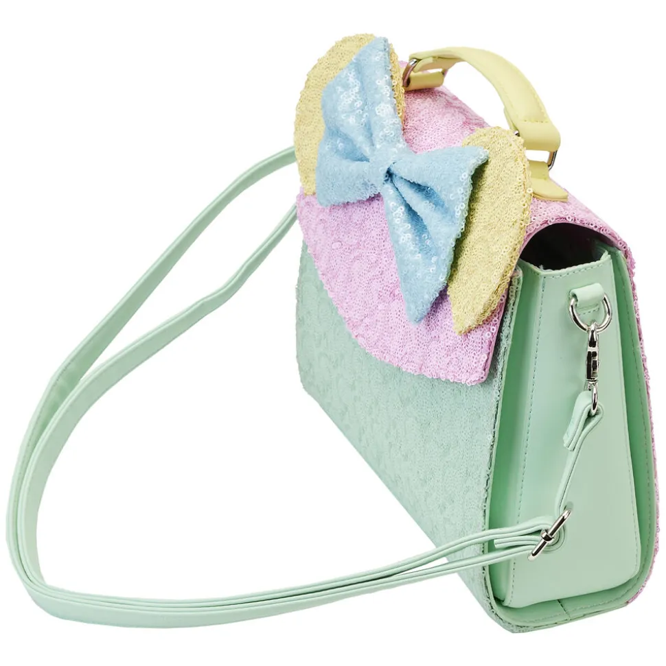 Disney Crossbody Bags<Limited Edition Exclusive - Minnie Mouse Pastel Sequin Crossbody Bag