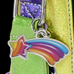 Lisa Frank Crossbody Bags< Holographic Glitter Color Block Crossbody Bag