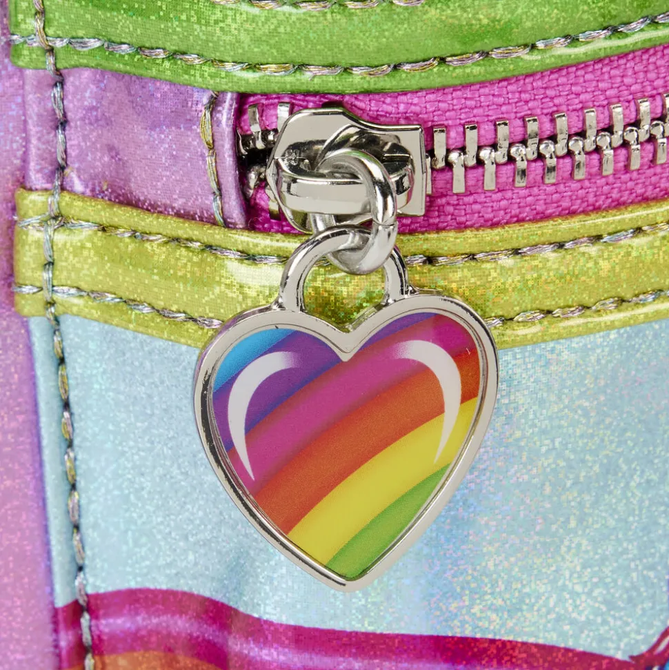 Lisa Frank Mini Backpacks< Holographic Glitter Color Block Mini Backpack