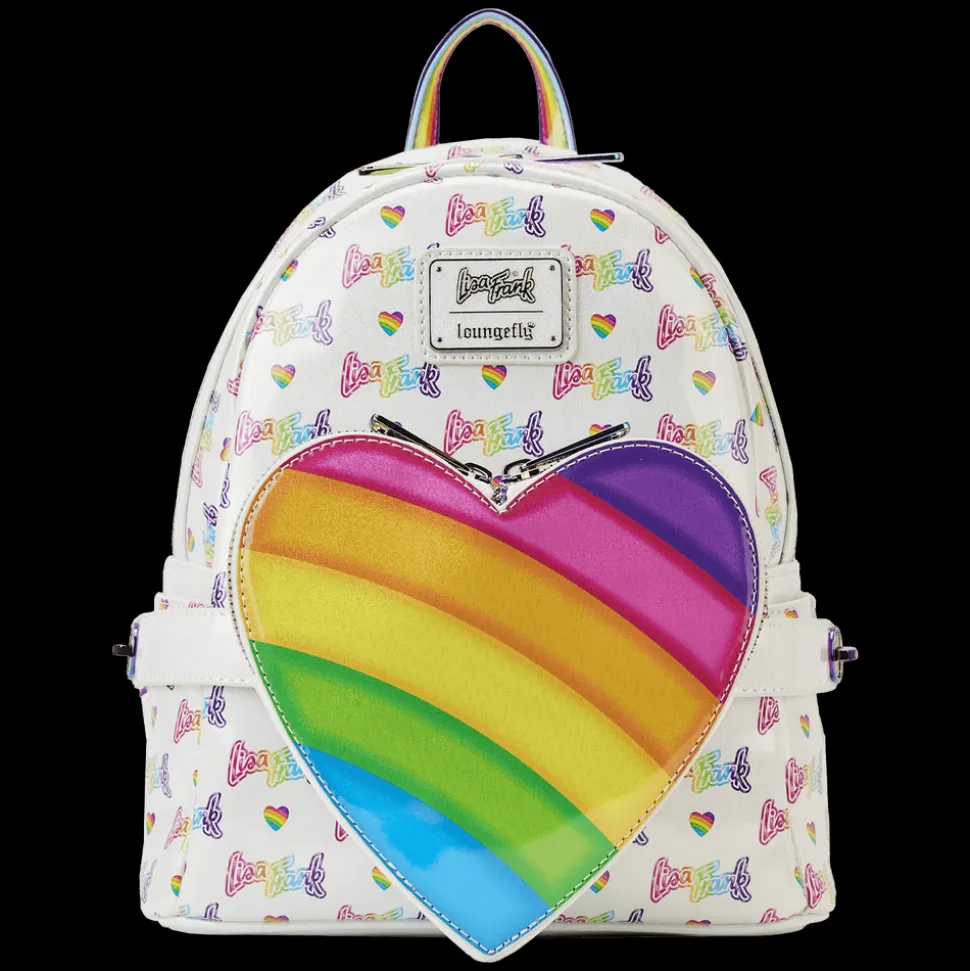 Lisa Frank Mini Backpacks< Rainbow Heart Mini Backpack With Waist Bag