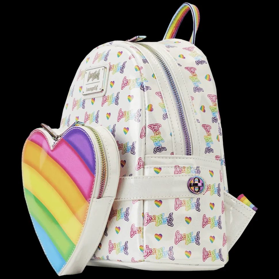 Lisa Frank Mini Backpacks< Rainbow Heart Mini Backpack With Waist Bag