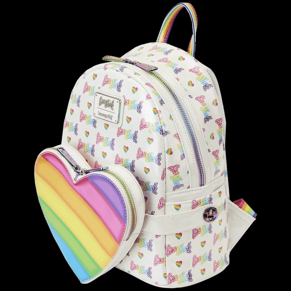 Lisa Frank Mini Backpacks< Rainbow Heart Mini Backpack With Waist Bag