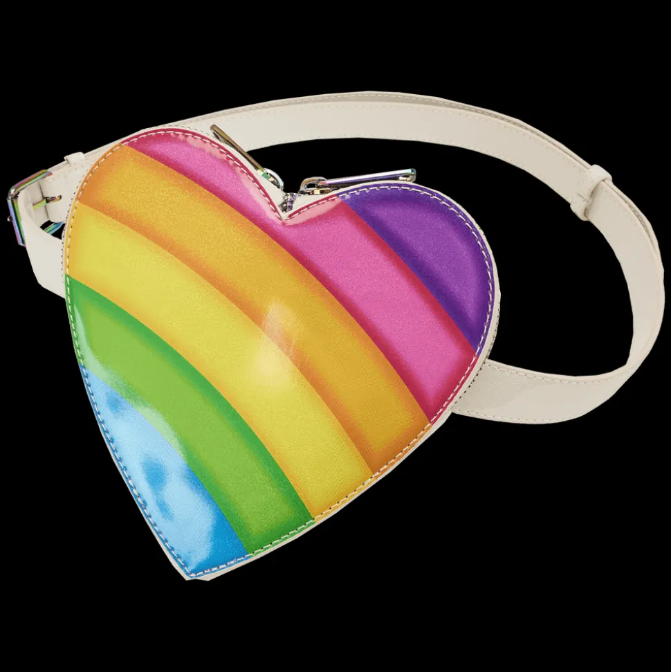 Lisa Frank Mini Backpacks< Rainbow Heart Mini Backpack With Waist Bag