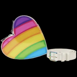 Lisa Frank Mini Backpacks< Rainbow Heart Mini Backpack With Waist Bag