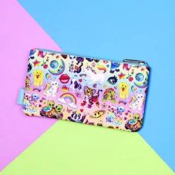 Lisa Frank Nylon Backpacks< Sticker All-Over Print Nylon Zipper Pouch