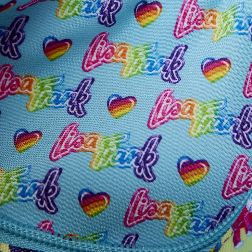 Lisa Frank Nylon Backpacks< Sticker All-Over Print Nylon Zipper Pouch