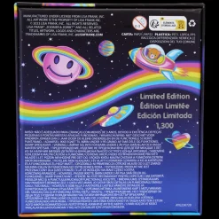 Lisa Frank Enamel Pins< Zoomer & Zorbit Rainbow 3" Collector Box Sliding Pin