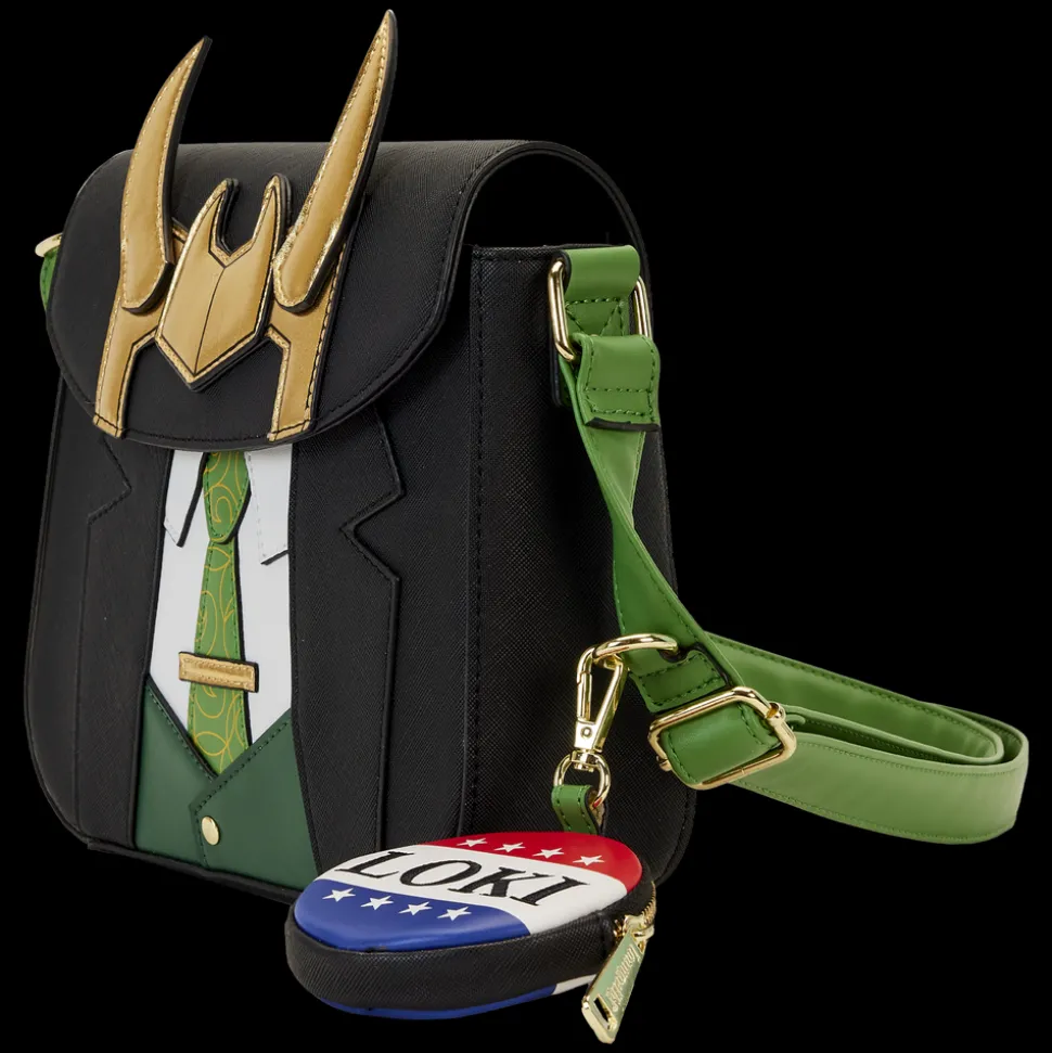 Marvel Crossbody Bags<Loki For Preseident Cosplay Crossbody Bag With Coin Bag