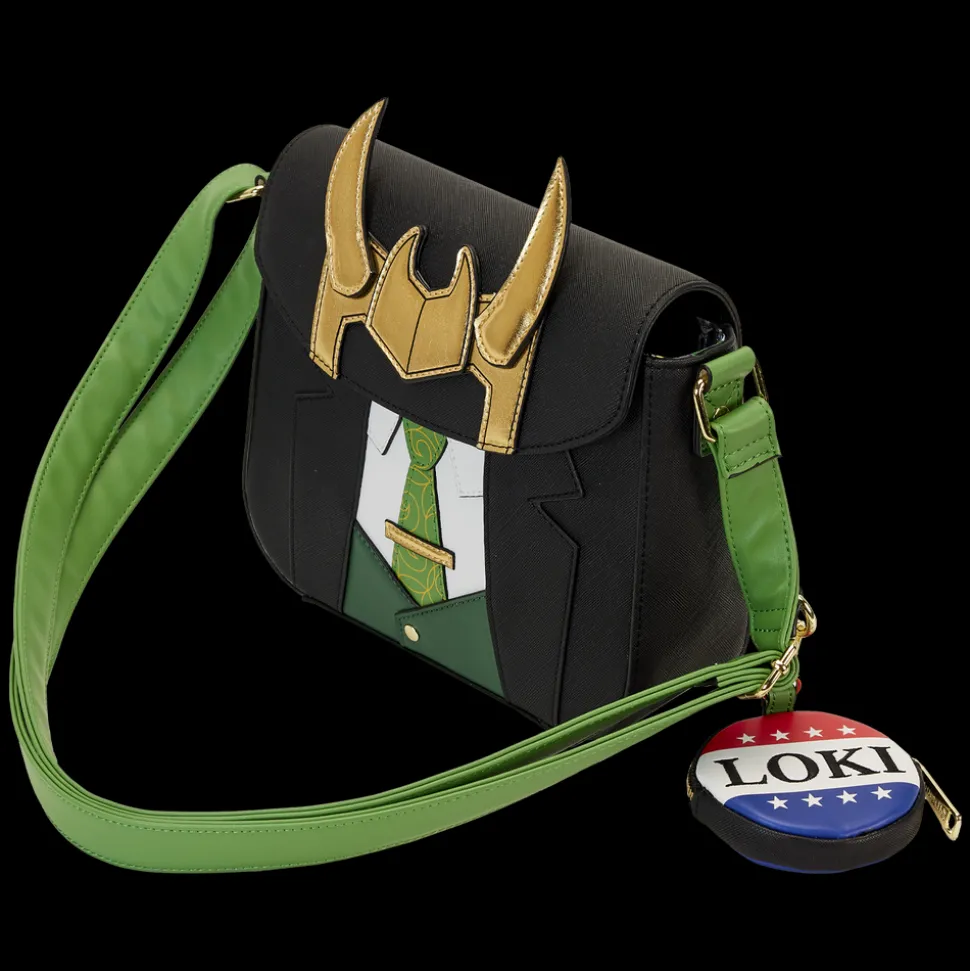 Marvel Crossbody Bags<Loki For Preseident Cosplay Crossbody Bag With Coin Bag