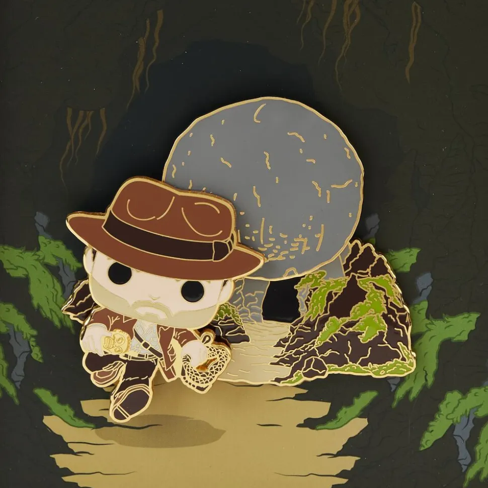 Indiana Jones Enamel Pins<Loungefly Pop! Raiders Of The Lost Ark Sliding Pin