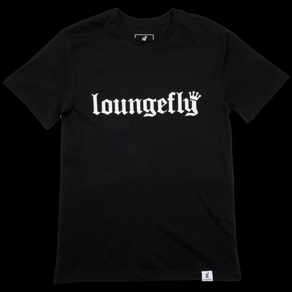 Unisex Loungefly Tops< 25Th Anniversary Logo Black Unisex Tee