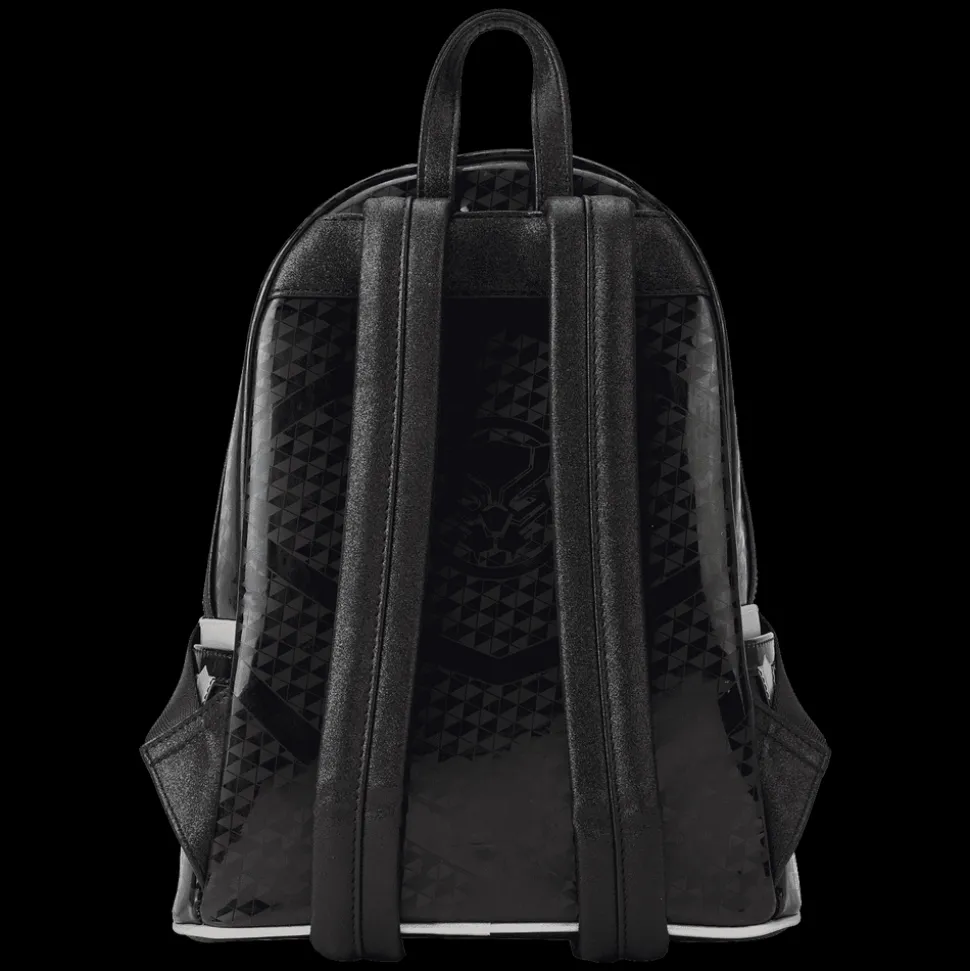 Marvel Mini Backpacks< Metallic Black Panther Cosplay Mini Backpack