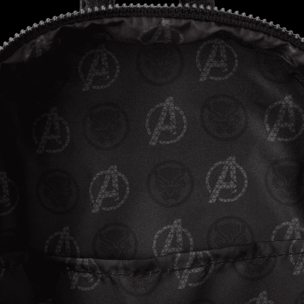 Marvel Mini Backpacks< Metallic Black Panther Cosplay Mini Backpack