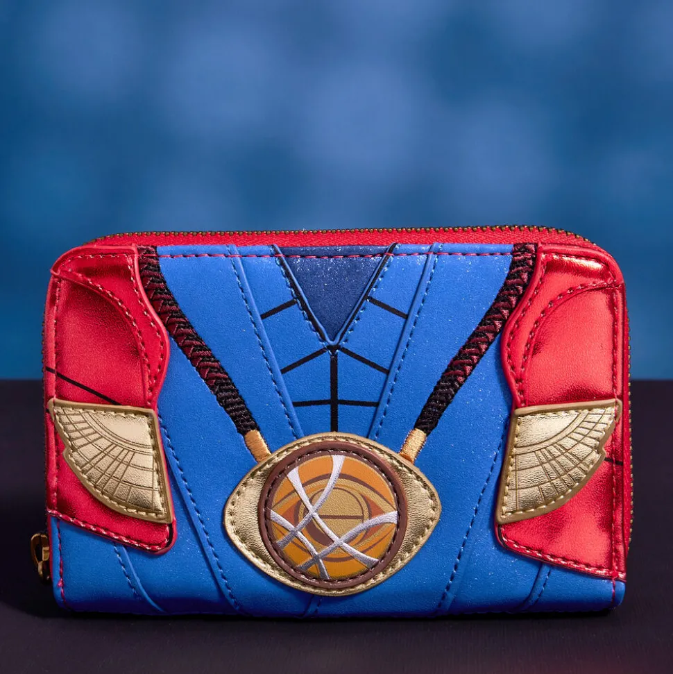 Marvel Wallets< Metallic Doctor Strange Cosplay Zip Around Wallet